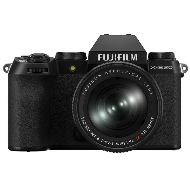 Fujifilm X-S20 Kit m/XF18-55mm f/2.8-4 R Sort 