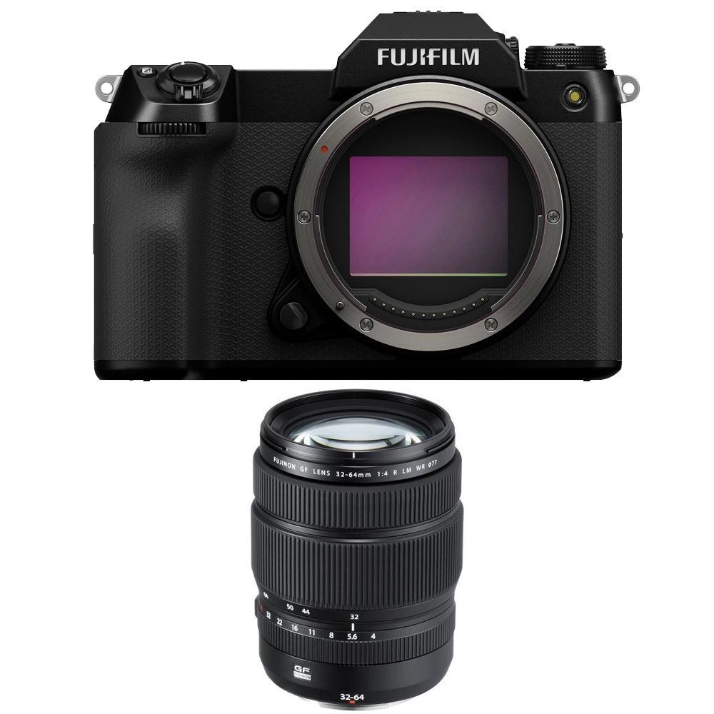 Fujifilm GFX 100S II+ GF 32-64mm 102 MP mellomformat & X-Processor 4