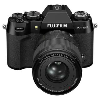 Fujifilm X-T50 m/16-50mm f/2.8-4.8 R LM Sort. 40.2 MP. APS-C. X-Processor 5