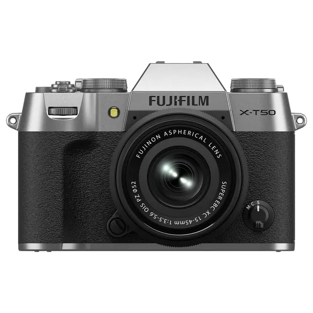 Fujifilm X-T50 m/XC15-45mm f/3.5-5.6 OIS Sølv. 40.2 MP. APS-C. X-Processor 5 