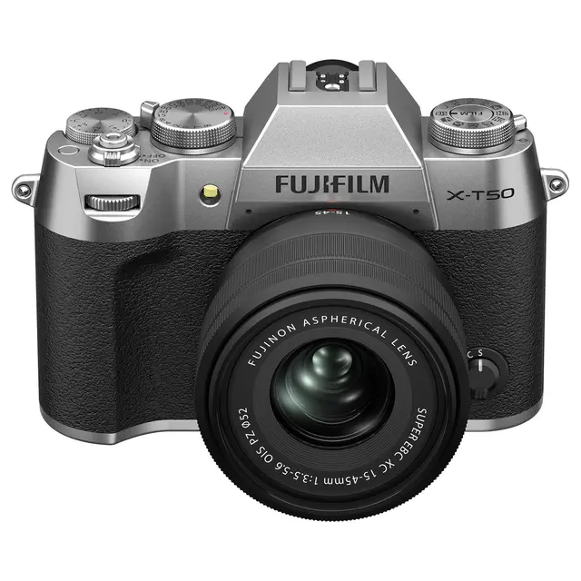 Fujifilm X-T50 m/XC15-45mm f/3.5-5.6 OIS Sølv. 40.2 MP. APS-C. X-Processor 5 
