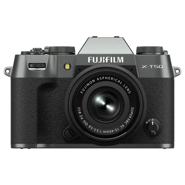 Fujifilm X-T50 m/XC15-45mm f/3.5-5.6 OIS Charcoal. 40.2 MP. APS-C. X-Processor 5 