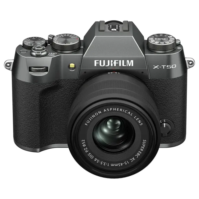 Fujifilm X-T50 m/XC15-45mm f/3.5-5.6 OIS Charcoal. 40.2 MP. APS-C. X-Processor 5 