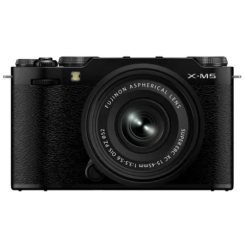 Fujifilm X-M5 Kit m/XF15-45mm f/3.5-5.6 Sort. 26.1 MP. APS-C. X-Processor 5
