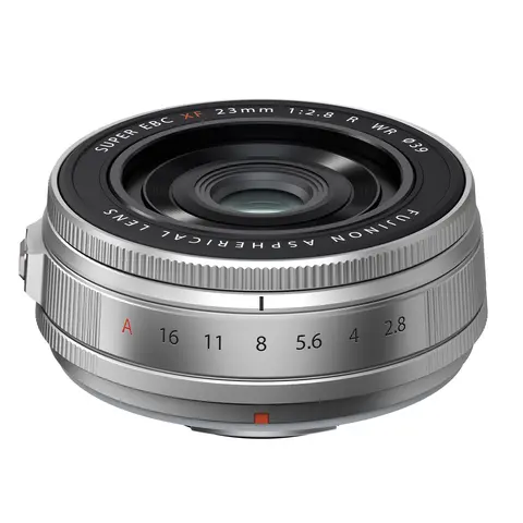 Fujifilm XF 23mm f/2.8 R WR Sølv Ø39mm