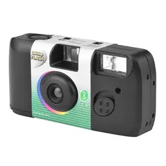 Fujifilm QuickSnap Flash Engangskamera Engangskamera. ISO 400, 27 bilder. Blits