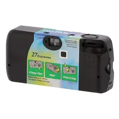 Fujifilm QuickSnap Flash Engangskamera Engangskamera. ISO 400, 27 bilder. Blits