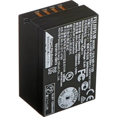 Fujifilm NP-T125 Li-ion battery GFX Originalbatteri GFX serie 