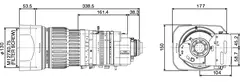 Fujinon HA 42x13.5 B4 HD med 42x Zoom og Zoom motor