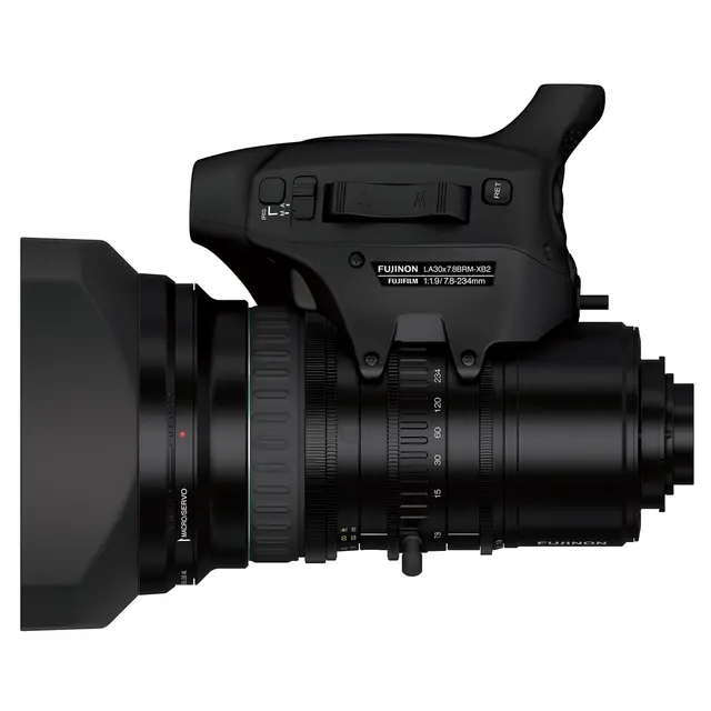 Fujifilm FUJINON LA30x7.8BRM B4 4K URSA zoom objektiv med Zoom motor 