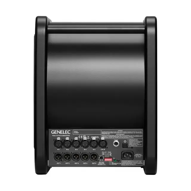 Genelec 7050CPM Aktiv Sub 8in 130W 5.1 Bass Management Sort 