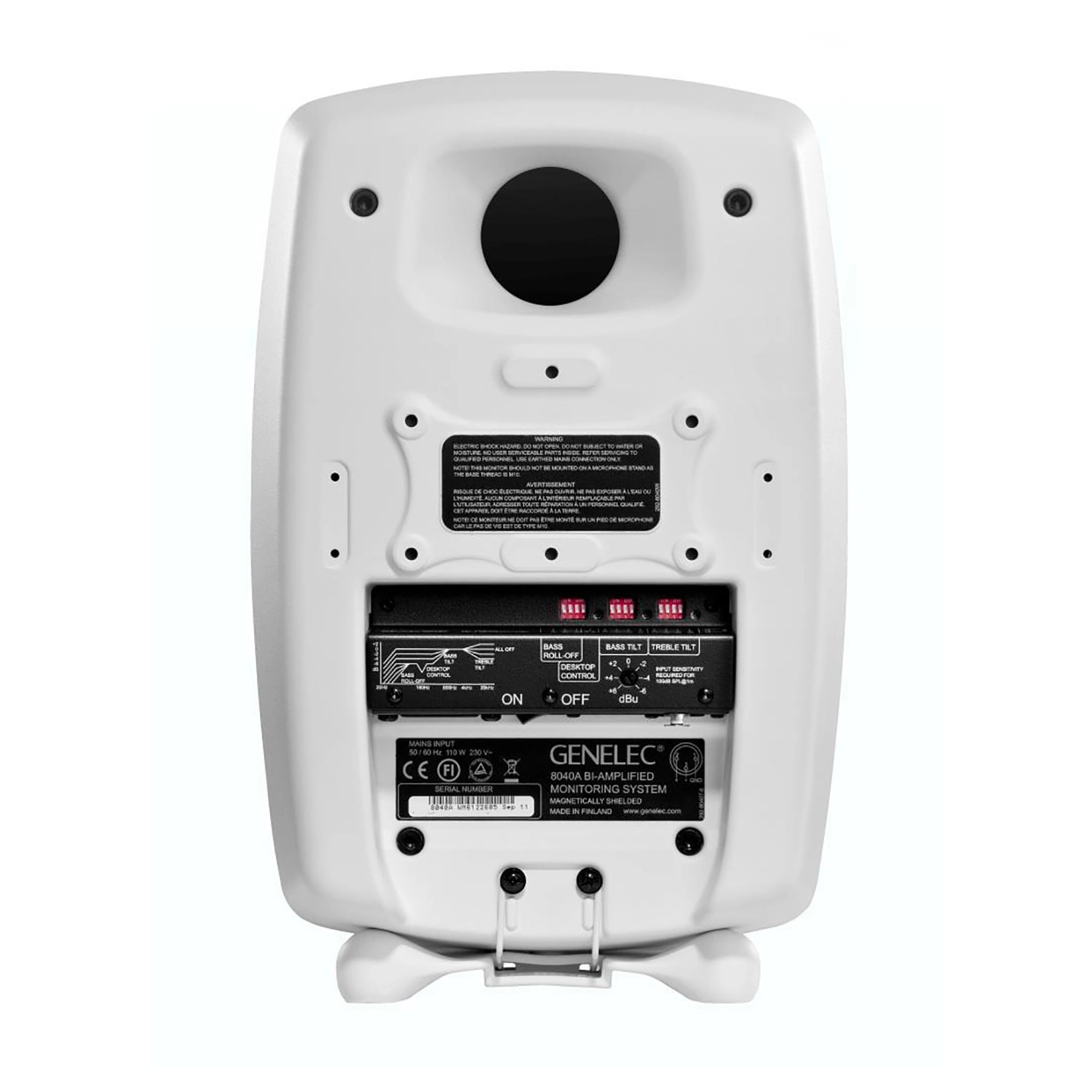 Genelec 8010AWM Aktiv monitor 2-veis 25W XLR Hvit view 2