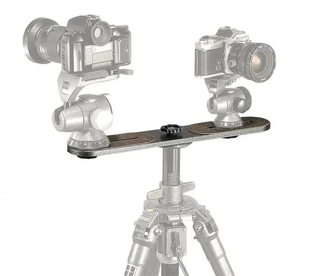 Gitzo G1539 Dobbel Kameraplatform Stativskinne for 2 kameraer 