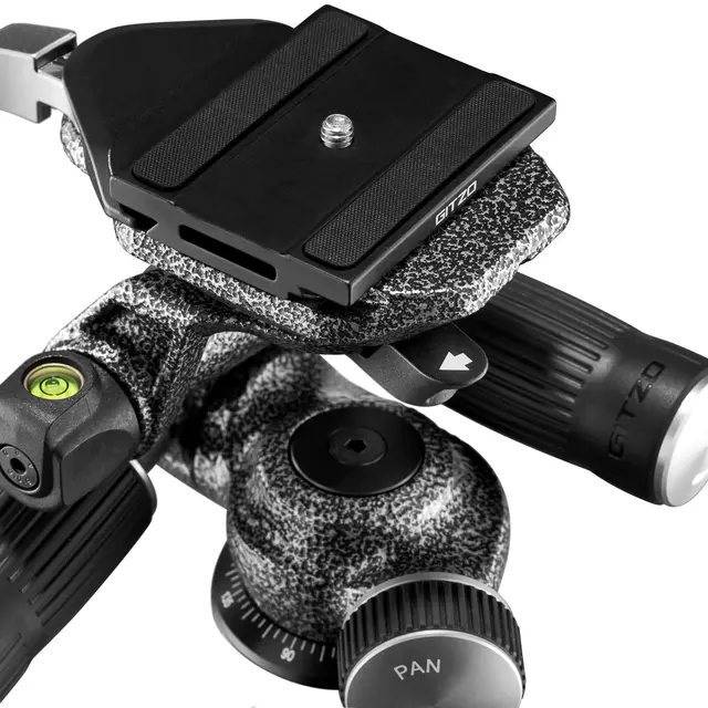Gitzo GHF3W 3-Veis Panorama Head Stativhode med armer. Arca Swiss feste 