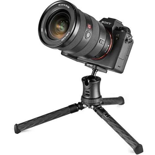 Retur Gitzo Mini Traveler Tripod Black Eksklusivt bordstativ med Sort kulehode 