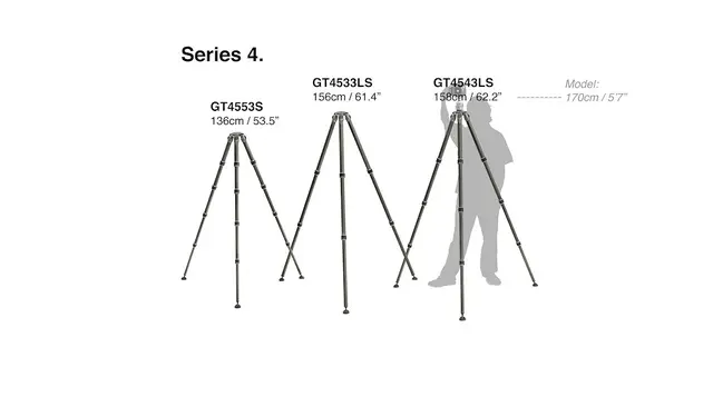 Gitzo GT4533LS Systematic Tripod Ser. 4 Carbon stativ 
