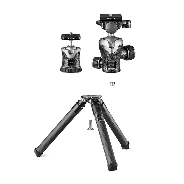 Gitzo Traveler Mini GKTBC1 Stativkit Eksklusivt bordstativ med kulehode Noir 
