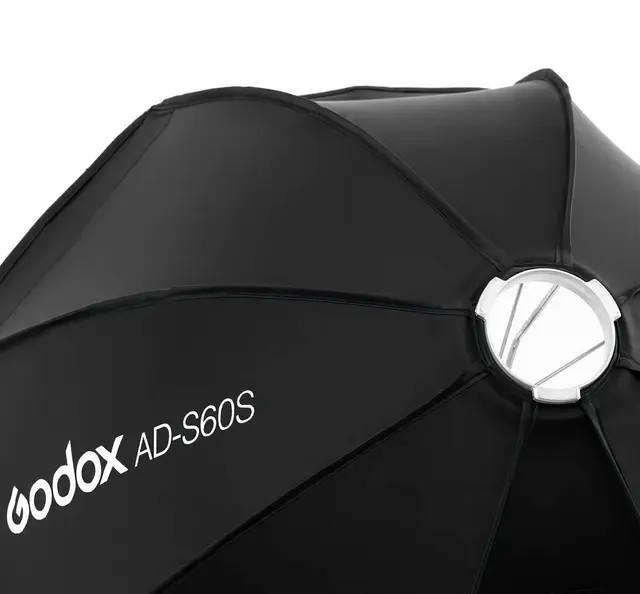 Godox AD-S60S softbox for AD300/AD400Pro Octaboks 65cm Godox-mount LED og blits 