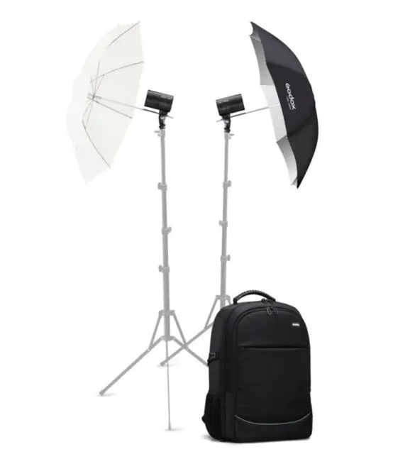Godox AD100Pro TTL Pocket Flash Dual KIT 2 lamper i ryggsekk inkl lysforming 
