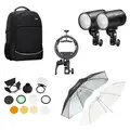 Godox AD100Pro II Dual Kit Kompakt Studioblits. Batteridrevet. 100W