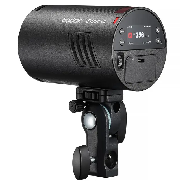Godox AD100Pro II TTL Pocket Flash Black Kompakt Studioblits. Batteridrevet. 100W 