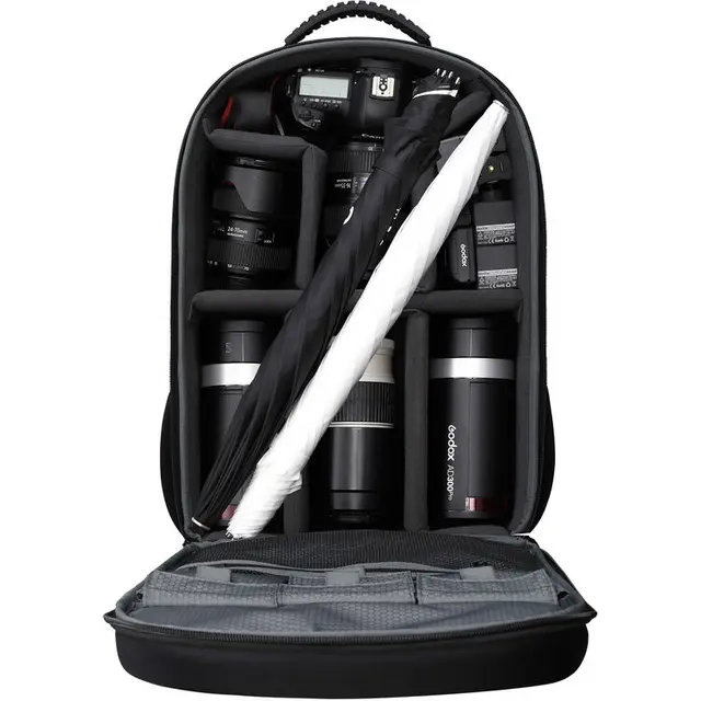 Godox AD300 PRO TTL Dual set 2stk AD300, Paraplyer, ryggsekk 