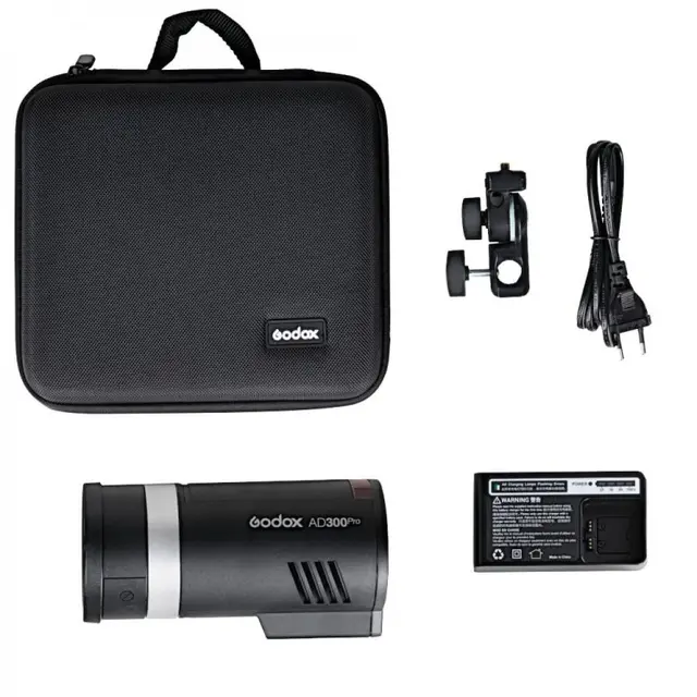 Godox AD300 PRO TTL Outdoor Flash KIT 300W. Bi-color innstillingslys. 