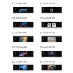 Godox AK-S04 Slide set 4 (10st) Bildemønster til Optisk Spot