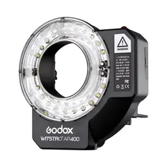 Godox Wistro AR400 Ring Flash Ringblits/LED-lampe. 400W