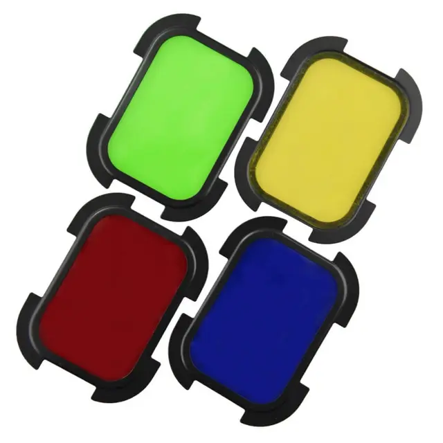 Godox BarnDoor KIT AD200Pro II Speedlite Låvedørsett med grid og fargefiltre 