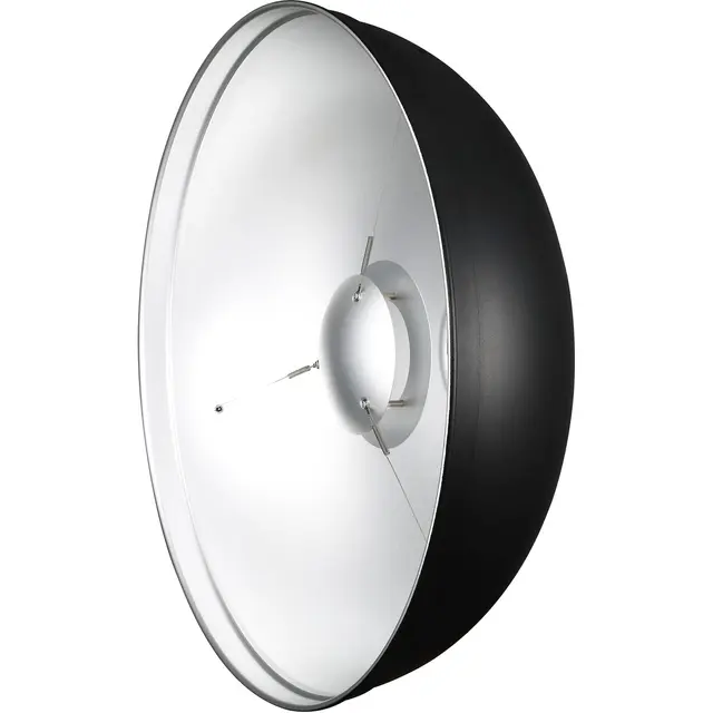 Godox Pro Beauty Dish 55cm White Metallreflektor Bowens Hvit innside 