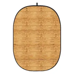 Godox Foldbar Bakgrunn CBA-WW0002 Wooden Wall. 2 x 1,5 m