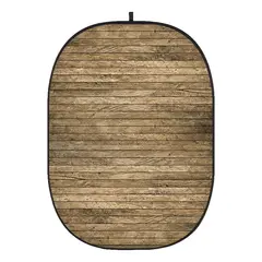 Godox Foldbar Bakgrunn CBA-WW0004 Wooden Wall. 2 x 1,5 m