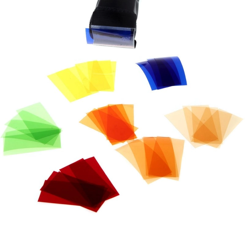 Godox CF-07 Speedlite Color Filters Kit Stort fargefilter-kit for kamerablits