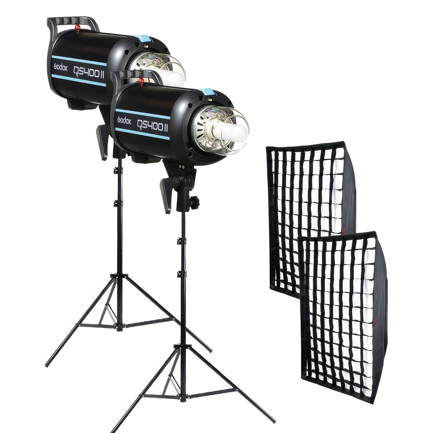 Godox QS400II High Performance Kit 2 x Studioblits med Bowens Mount