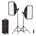 Godox SL100D LED Two Light Video Kit 2 x Studioblits med Bowens Mount
