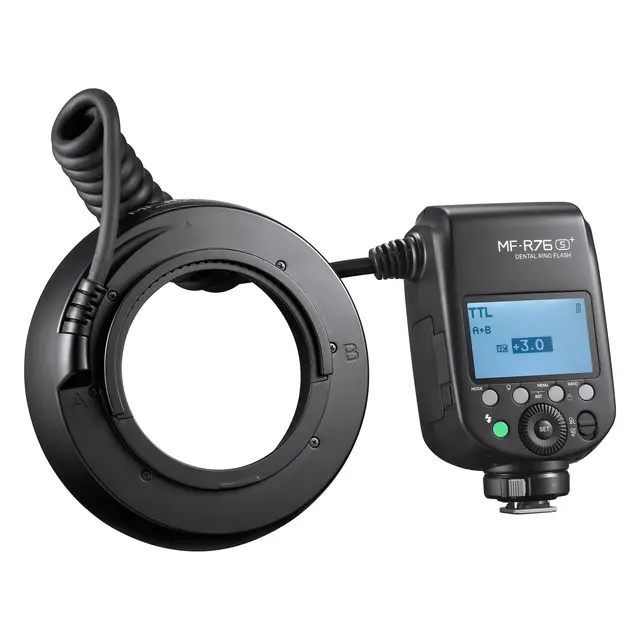 Godox MF-R76S+ Dental Flash Sony Tannlege Makro Ringblits. Sony 