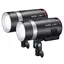 Godox AD300 Pro II 2 Flash Heads Kit 300Ws Batteri studioblits