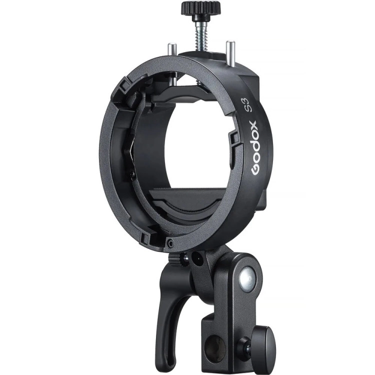 Godox S3-type Speedlite Bracket Adapter for Bowens softboks på blits.