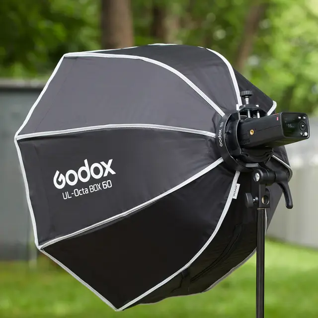 Godox S3-type Speedlite Bracket Adapter for Bowens softboks på blits. 