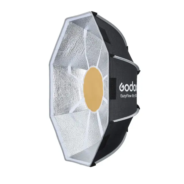 Godox EazyFlow Beauty Dish 65 Foldable Foldbar Softboks Bowens Mount Sølv 