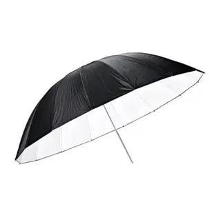 Godox Umbrella UB-01 black white 190cm EKstra stor paraply. Hvit innside