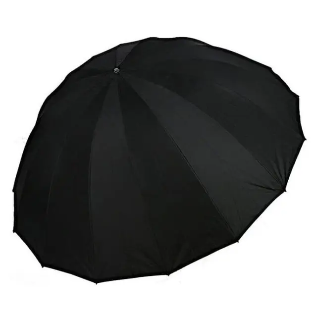 Godox Umbrella UB-01 black white 190cm EKstra stor paraply. Hvit innside 