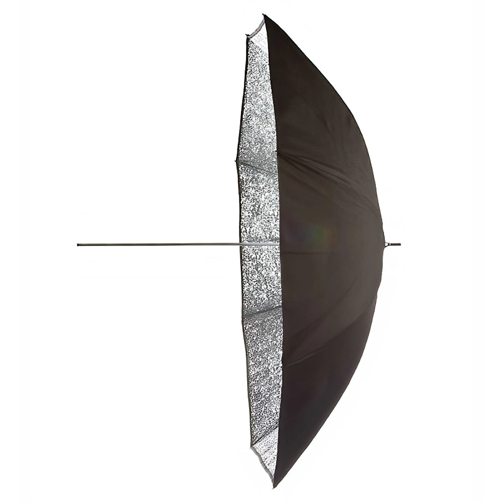 Godox 185cm Flash Umbrella Black/Silver 185cm Ekstra stor paraply. Sølv innside