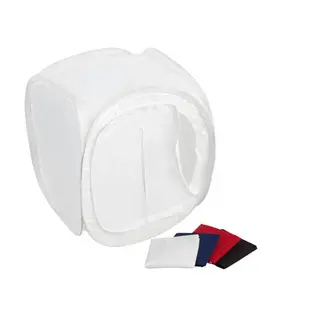 Godox Difussion Box 80x80x80cm Lystelt m/4 bakgrunn, rød/hvit/blå/sort