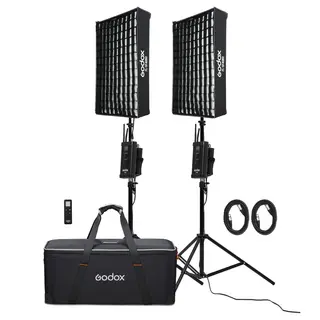 Godox Flexible LED Panel FL100 40x60 2pk 2-lampekit Fleksibelt LED panel Bi-Color