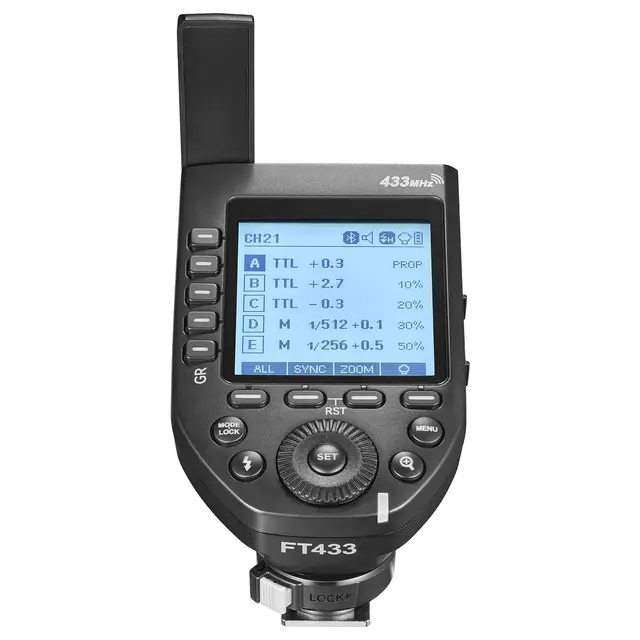 Godox FT433N TTL Wireless Flash Trigger Trådløs Flash Trigger for Nikon 