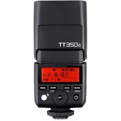 Godox TT350C Mini Thinklite TTL Flash C Kompakt Speedliteblits for Canon R + EOS