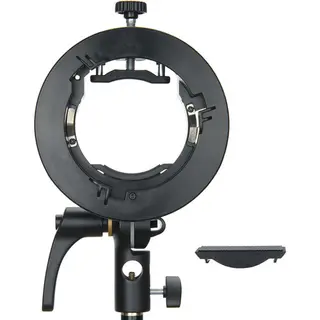 Godox S2 Speedlite Bracket for Bowens Justerbart adapter for Speedlites