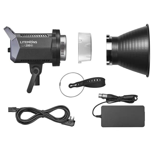 Godox Litemons LA200Bi BiColor LED Light Portabel LED lampe 2800-5600K. 230W 